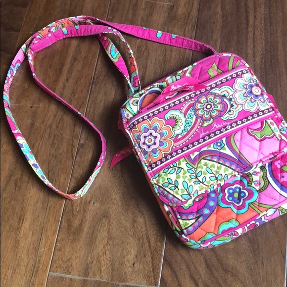 Vera Bradley Bags Vera Bradley Crossbody Bag Pink Swirls